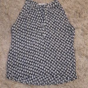 BANANA REPUBLIC sleevles Dressey Blouse M